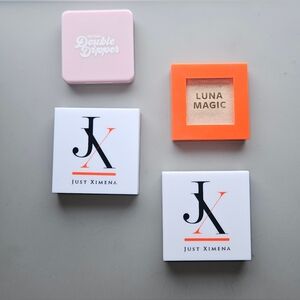 Just Ximena Highlighters, Half Caked Bronzer & Luna Magic Highlighter BNIB